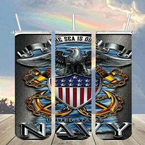 Navy tumbler